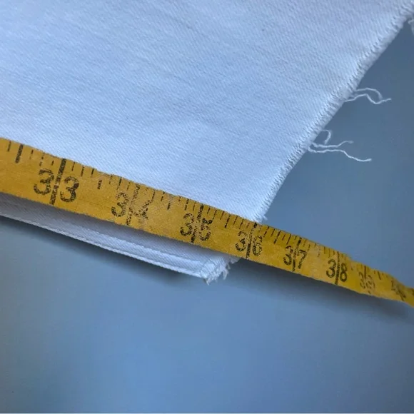 Hudson White and Tan Two Tone Straight Leg Jeans size 27” Minimalist Neutral - Picture 7 of 9